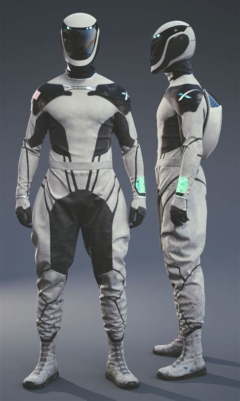 ArtStation - SpaceX Space Suit Concept, Lucas Valle | Space suit ...