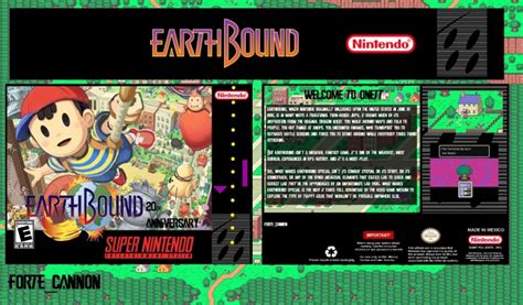 Earthbound SNES Box Art Cover by Forte_Cannon