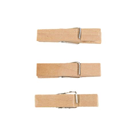 Three Natural Wood Clips, Wood, Technology, Photo Folder PNG Transparent Image and Clipart for ...