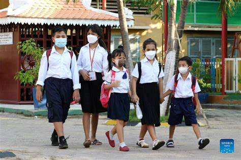 Feature: Primary schools, kindergartens in Cambodia reopen after most of population vaccinated ...