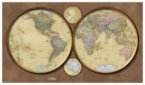 World Hemispheres by National Geographic | Shop Mapworld
