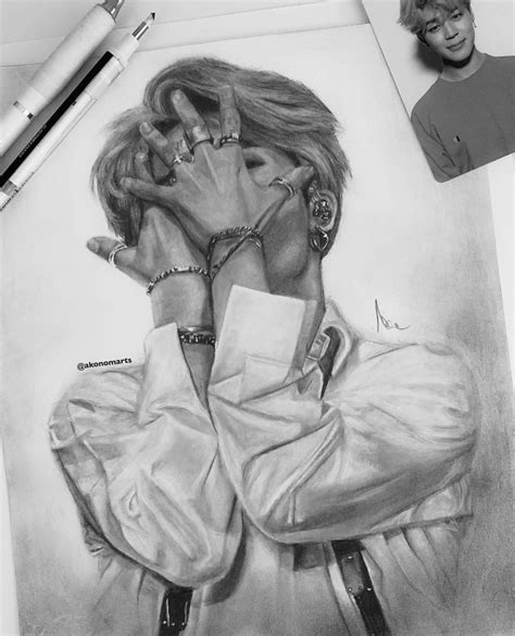 Discover more than 67 jimin bts drawing - xkldase.edu.vn