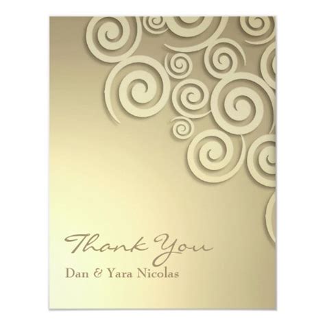 Thank You Formal Card | Zazzle