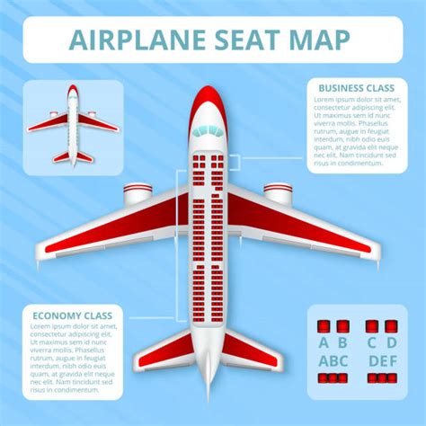 Airline Seat Map stock vectors - iStock