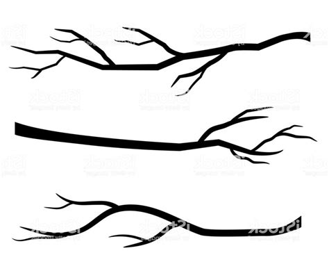 Tree Branch Silhouette Vector at Vectorified.com | Collection of Tree ...