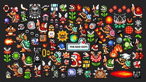 Every Enemy In SMB3 (Advance 4) Wallpaper : r/Mario