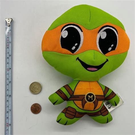 None | Toys | 8 Michelangelo Mike Plush Plushie Tmnt Ninja Turtles Nickelodeon Nick Toons | Poshmark