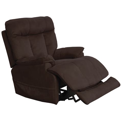 Catnapper Anders Casual Power Lay Flat Recliner with Power Headrest and Lumbar | Wayside ...