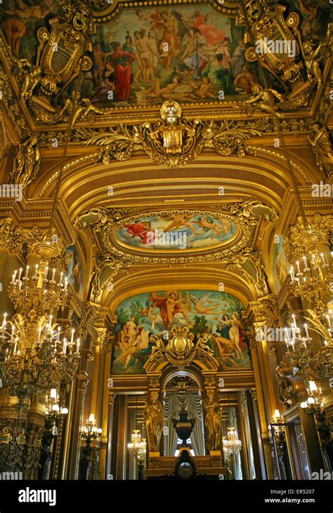 Ceiling in the Palais Garnier or Opera House Paris Stock Photo - Alamy