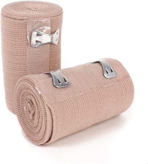 Elastic Bandage Wrap with Clips Flexible Firm Soft Support 3 In x 5 Yd Stretch | eBay