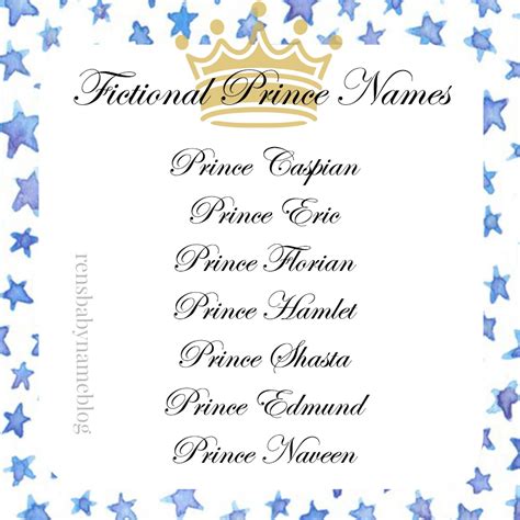 Disney Prince Names List And Pictures