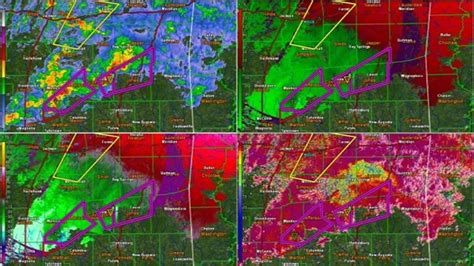 Mississippi Emergency Management Agency - Easter Sunday Tornadoes Radar Loop