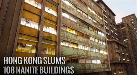 Hong Kong Slums Buildings in Props - UE Marketplace