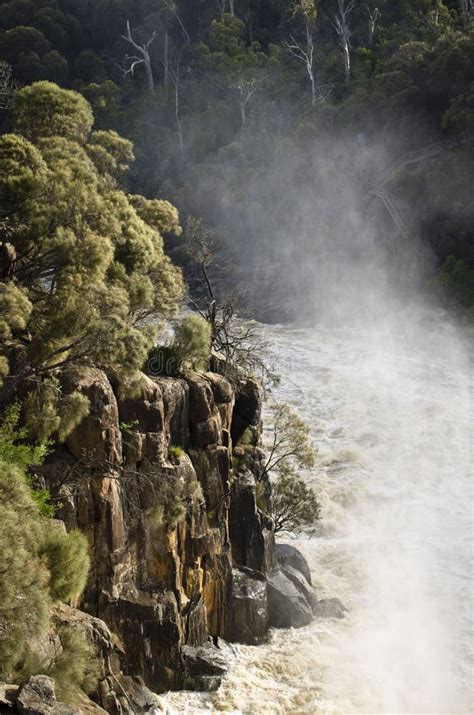 Sandbagging at Flood Levee, Launceston, Tasmania Stock Photo - Image of ...