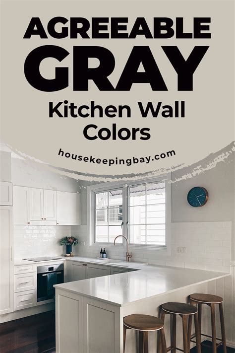 Agreeable Grey In the Kitchen. Ideas And Tips | Grey kitchen walls ...