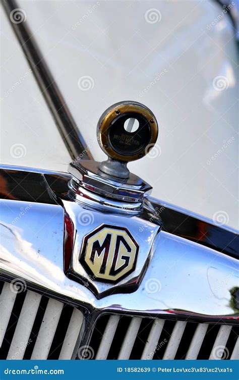 MG, Logo On Classic Sport Car Editorial Photo | CartoonDealer.com #18582639