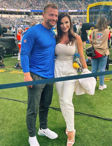 Rams coach Sean McVay, wife Veronika Khomyn expecting baby boy