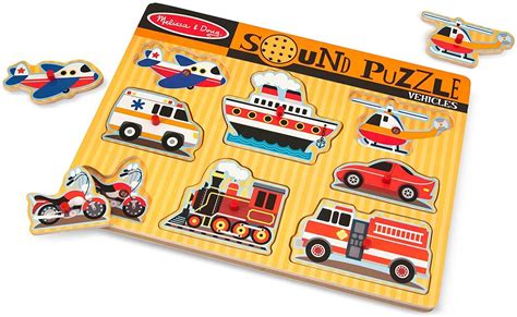 Buy Melissa & Doug - Vehicles Sound Puzzle - 8pc