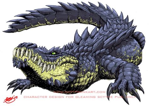 drawponies 2,106 556 Giant Alligator ... | Creature concept art, Alligators art, Mythical ...