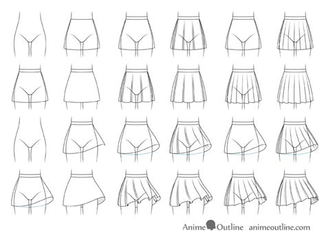 How To Draw A Skirt How To Draw Skirt Anime Skirts Drawing Anime | Images and Photos finder