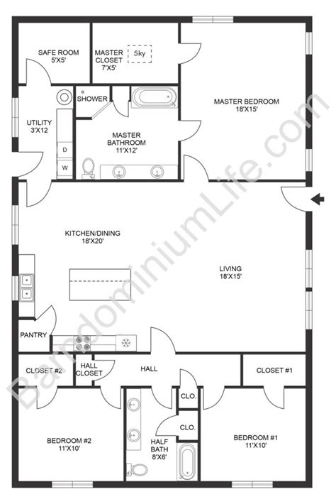 Floor Plans for Barndominiums