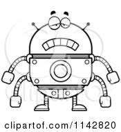 Royalty-Free (RF) Sad Robot Clipart, Illustrations, Vector Graphics #1