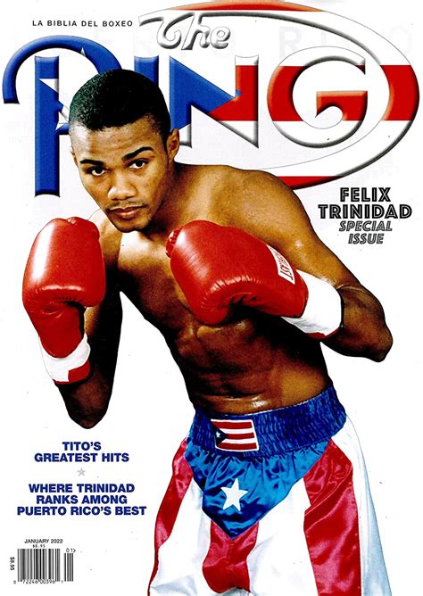 The Ring Magazine (January, 2022) Special Issue Felix Trinidad