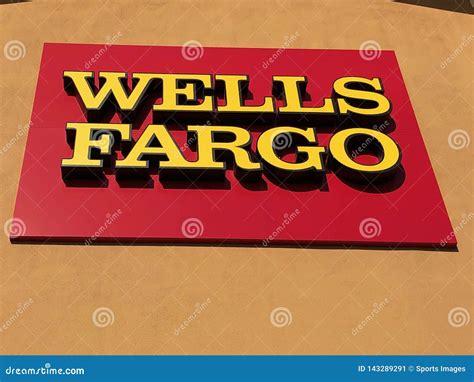 Wells Fargo Bank Logo. editorial photo. Image of banking - 143289291