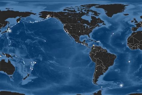 NOAA'S GLOBAL EARTHQUAKE ANIMATION