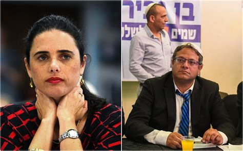 Shaked said to be in talks with far-right Otzma Yehudit | The Times of Israel