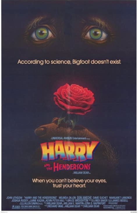 Harry and the Hendersons Movie Poster (11 x 17) - Walmart.com - Walmart.com