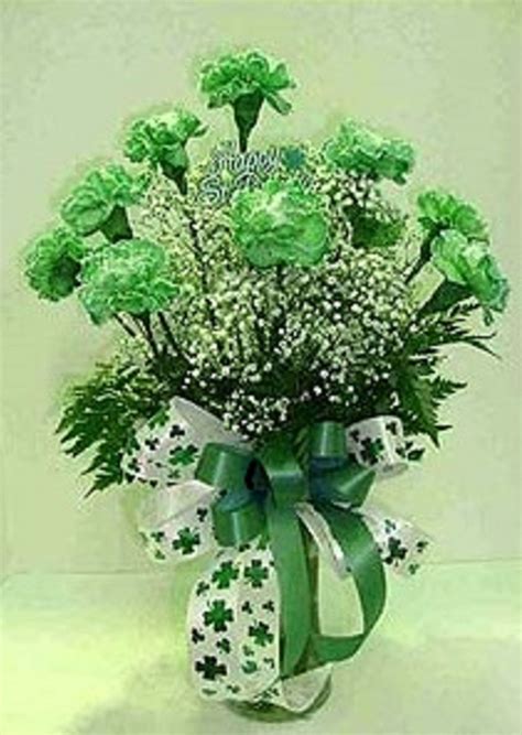 One Dozen Green Carnations For St. Patrick’s Day – The Village Greenery Florist