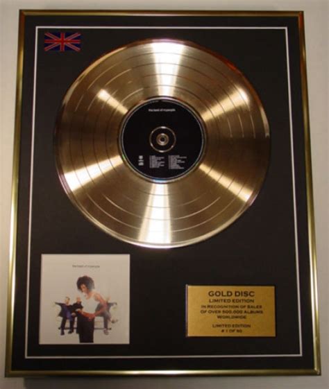 M PEOPLE/LTD EDITION CD GOLD DISC/ALBUM 'THE BEST OF M PEOPLE'