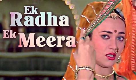 एक राधा एक मीरा EK RADHA EK MEERA LYRICS - Lata Mangeshkar - HindiBhajan