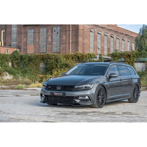 Splitter Przedni V.2 Volkswagen Passat R-Line B8 - sklep tuningowy TUNED.pl