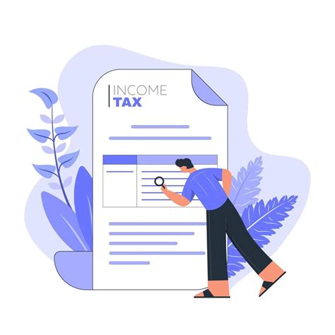 income tax concept illustration 5486173 Vector Art at Vecteezy