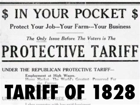 May 19, 1828 Tariff of Abominations – Historical Easter Eggs – Today in ...