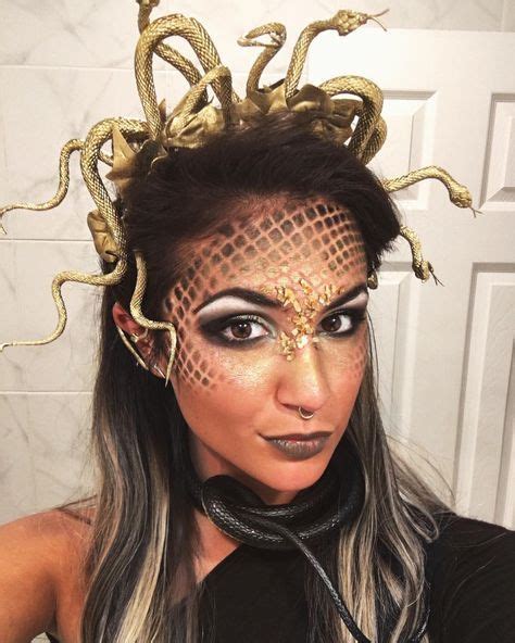 Medusa Costume Makeup