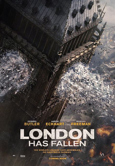 Amazon.com: London Has Fallen - Movie Poster (2016), Size 12 x 18 ...