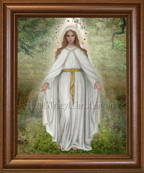 Our Lady of Good Help Framed - Portraits of Saints