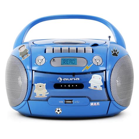 KASSETTEN MP3 CD PLAYER USB KINDER RADIO BOOMBOX STEREO ANLAGE TRAGBAR | eBay