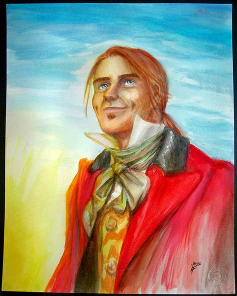 Watercolor portrait: Enjolras by Nyranor on DeviantArt