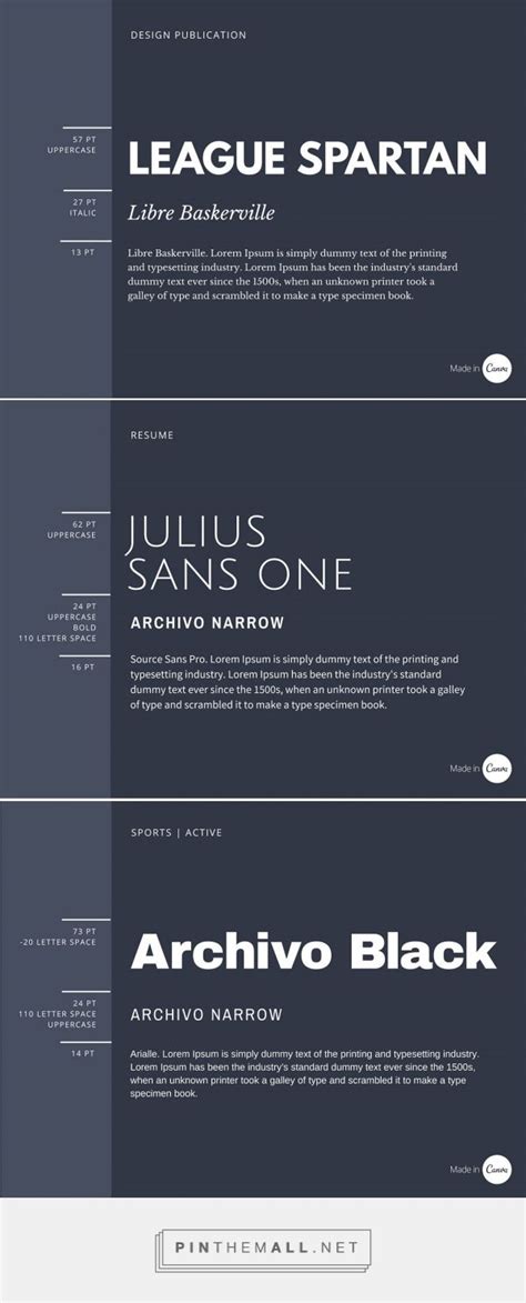 The Ultimate Guide to Font Pairing... - a grouped images picture | Font combos, Graphic design ...