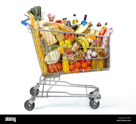 Overflowing shopping cart hi-res stock photography and images - Alamy