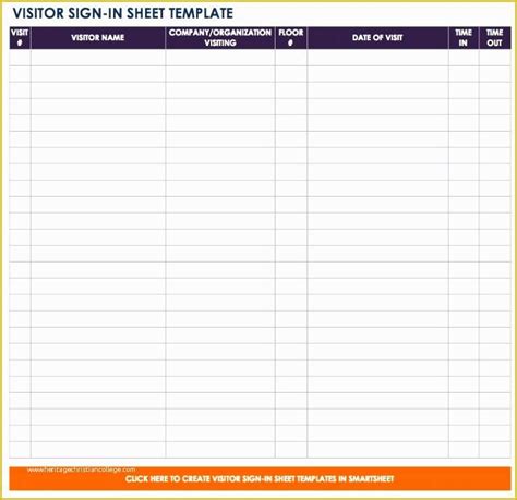 Free Google Sheets Templates Of 6 Sign In Sheet Template Google Docs ...