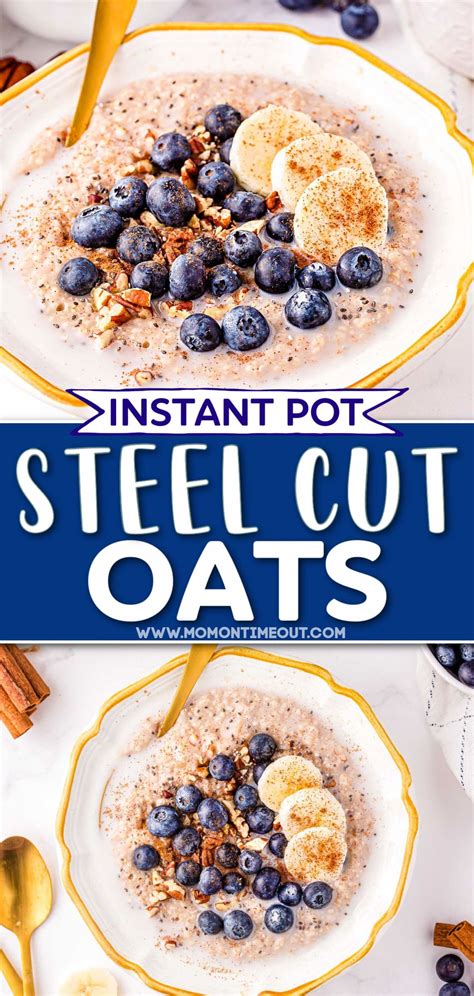 Instant Pot Steel Cut Oats - Mom On Timeout