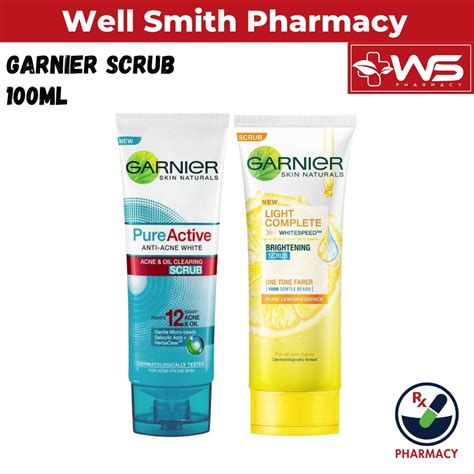 Garnier Face Scrub 100ml - Ready Stock | Shopee Malaysia