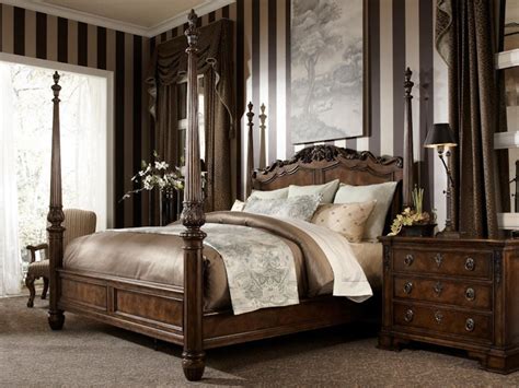 Fine Furniture Design Bedroom Poster Queen Bed 1150-451/452/453 ...