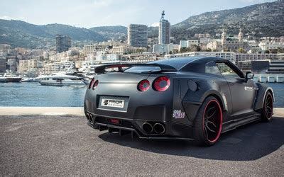 2015 Black Prior Design Nissan GT-R back view wallpaper - Car wallpapers - #49542