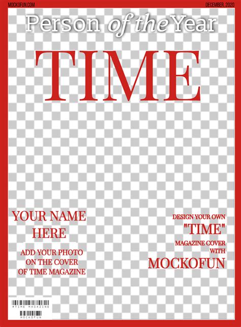 [FREE] Time Magazine Cover Template - MockoFUN